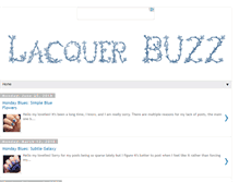 Tablet Screenshot of lacquerbuzz.com